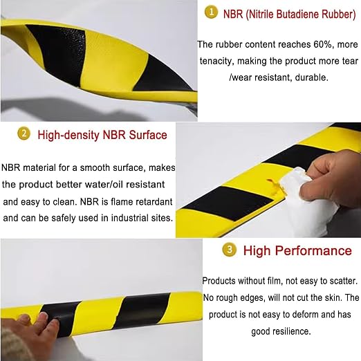 Heavy-Duty Wall & Corner Guards – 5M Self-Adhesive NBR Rubber Protection - Image 6