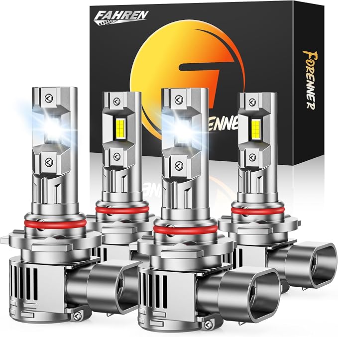 forenner 9006 9005 Bulb, 800% Super Brighter Light Bulbs by FAHRENFORENNER