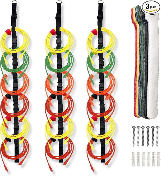 3 Pcs Extension Cord Organizers Storage Garage Extension Cord Holder by OLUTACOT