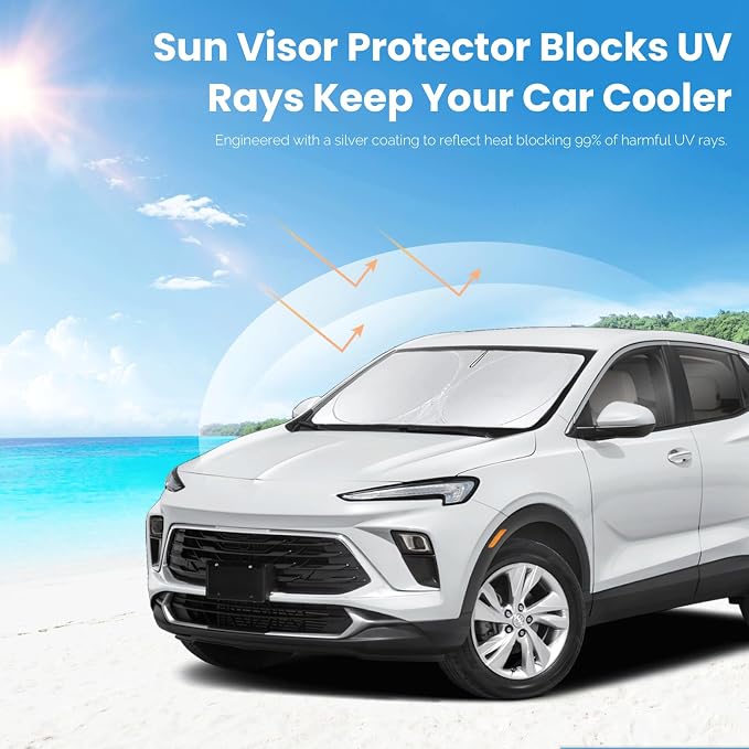 Custom fit Encore GX Windshield Sunshade - Image 5