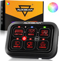 Auxbeam 6 Gang Switch Panel RA60 Toggle Momentary Pulsed RGB Dimmable Switch by Auxbeam