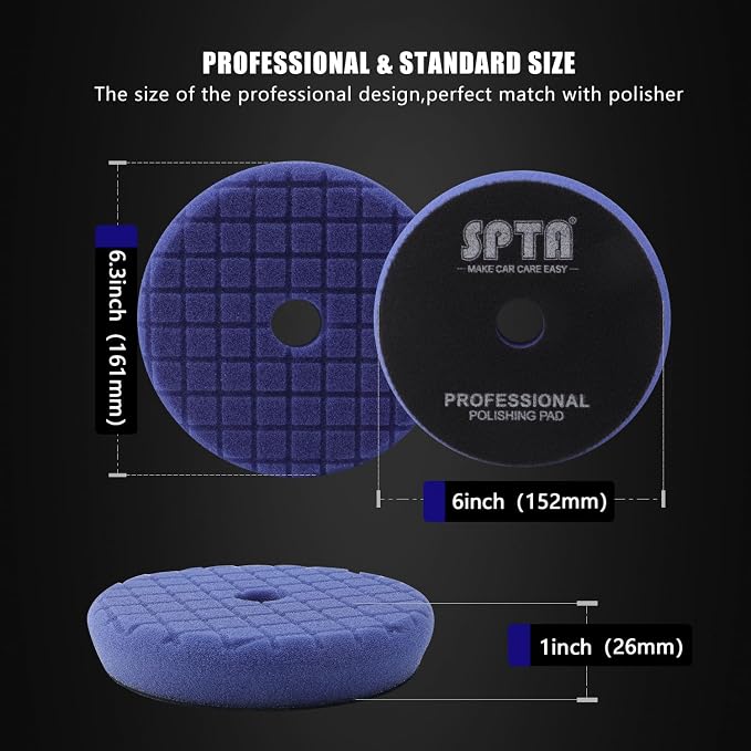 SPTA Buffing Polishing Pads Kits, - Image 3