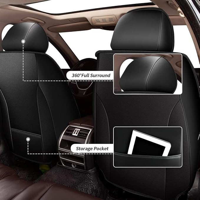 YORKNEIC 2 Front Seat Covers Fit - Image 3