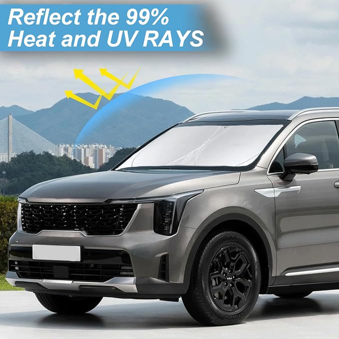 Custom Fit Sorento Windshield Sunshade - Image 2