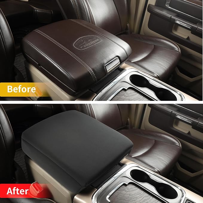 GIANT PANDA Center Console Cover Armrest Cover Cushion Fits Dodge RAM 1500 2500 - Image 4