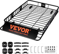 VEVOR Roof Rack Cargo Basket, Heavy-Duty Steel 200 LBS Capacity Universal Roof by VEVOR