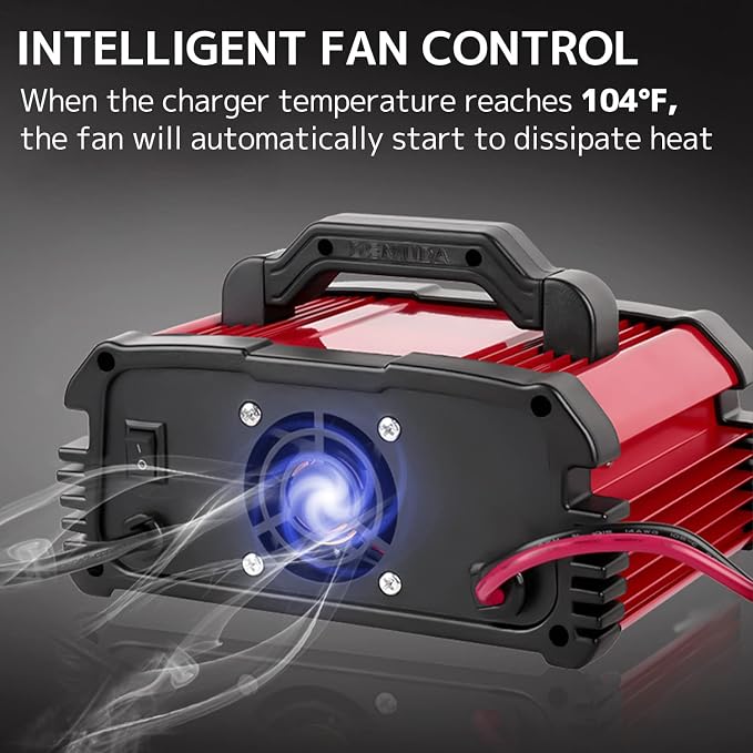 LVYUAN 2/10/25 Amp Car Battery Charger, 12V Fully Automatic Smart Battery - Image 6