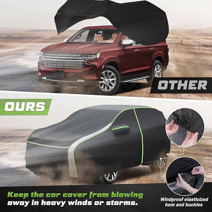 Mixsuper Liner Car Cover for Chevrolet Chevy Tahoe 2007-2026, 7 Layers - Image 6