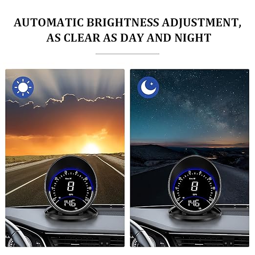 Auto GPS Speedometer G6, Car HUD Head Up Display HD Display, Overspeed Alarm - Image 6