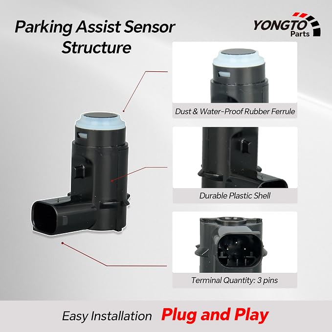 9L3Z-15K859-D 4Pcs Reverse Backup Parking Assist Sensor Compatible - Image 4
