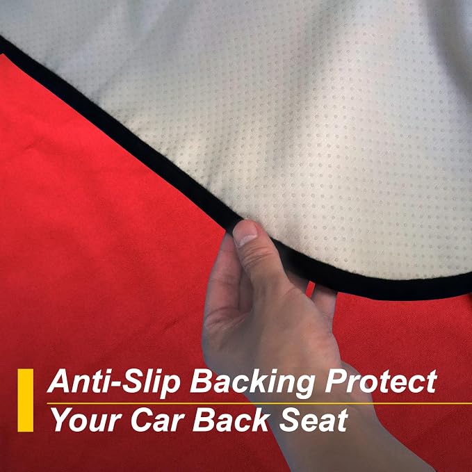 Back Seat Cover for Car Trucks Van SUV, Waterproof Rear Bench Towel Seat Covers - Image 5