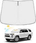 Windshield Sun Shade for 2010-2024 2025 Toyota 4Runner Accessories, Thicken by Canvcle