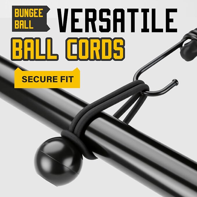 Bungee Cords with Hooks, Upgrade 30pcs Assortment Heavy Duty Outdoor with 24'' - Image 3