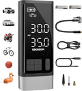 Portable Tire Inflator with Dual-Cylinder, 5 x Fast Inflation Car Air by EBOSSOM