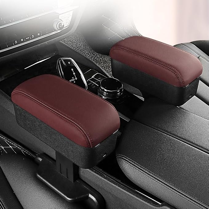 JEYODA Car Armrest Box with Cup Holder Car Central Liftable Armres Storage - Image 8