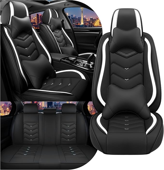 Car Seat Covers for Chrysler Pacifica 2004-2025, Stylish Sport Seat Cover by Unknown