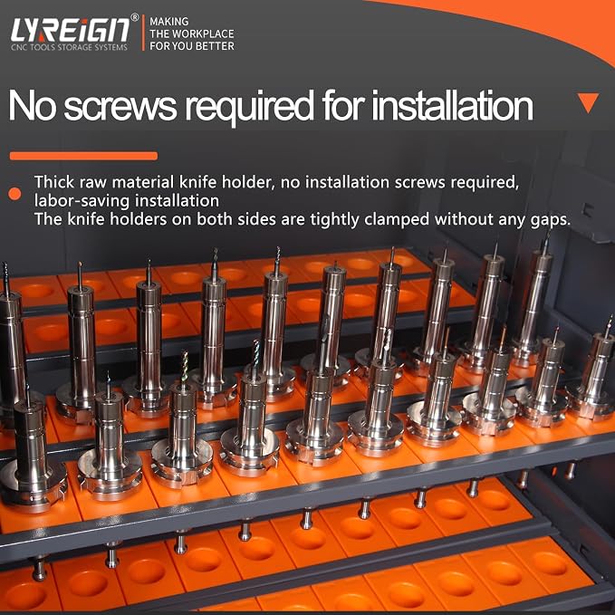 5-Layer Double-Sided Parallel CNC Storage, Large Capacity Tool Keeper & - Image 3