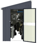 BlueWish 4'x10' Storage Shed, Outdoor Storage Shed by RespondToEveryExpectation