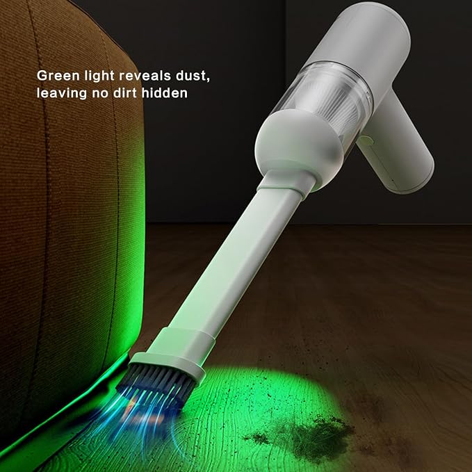 Car Vacuum Portable Handheld Vacuum Cordless Mini Cleaner Type-C Charge - Image 4