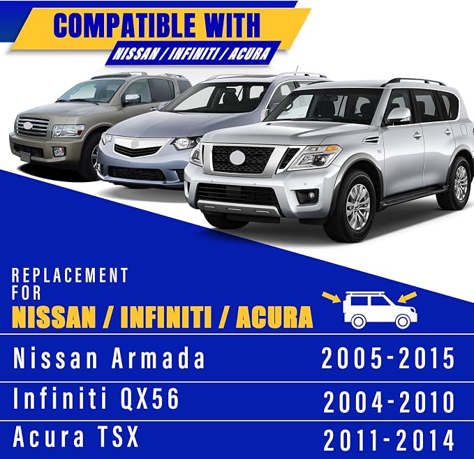 3 wipers Replacement for 2005-2015 Nissan Armada/2004-2010 Infiniti - Image 5