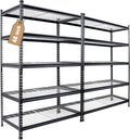 WORKPRO 5-Tier Metal Shelving Unit, 48”W x 24”D x 72”H, Heavy Duty Adjustable by WORKPRO