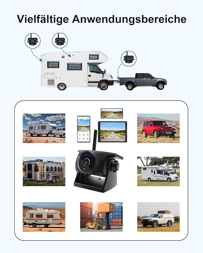 1080P Solar Wireless Backup Camera - Image 7