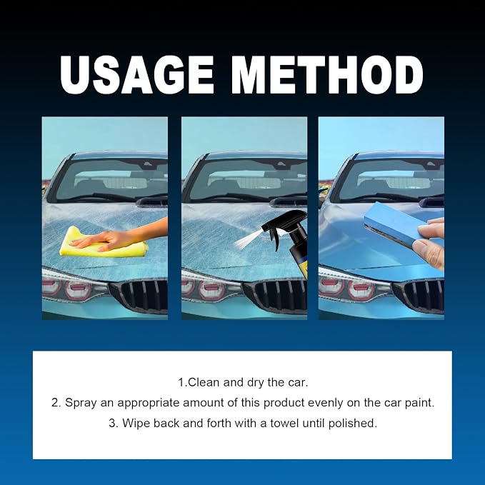 Car Coating Spray, Quick Effect Coating Agent, Quickly Coat Car Wax, Car - Image 8