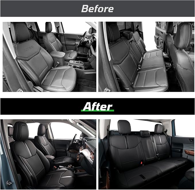 for Ford Maverick Custom Car Seat Covers Full Set, Full Coverage Design Car - Image 6