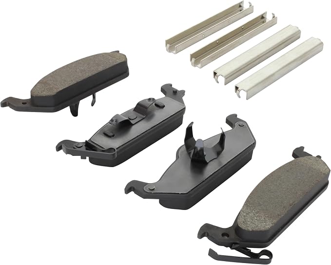 Premium Semi-Metallic Rear Brake Pads Compatible - Image 2