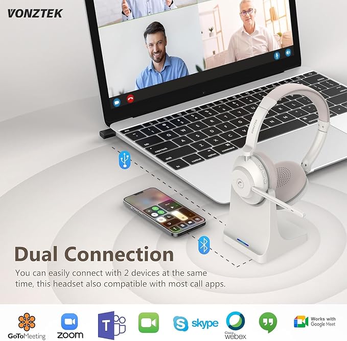 Bluetooth Headset, Wireless Headset - Image 7