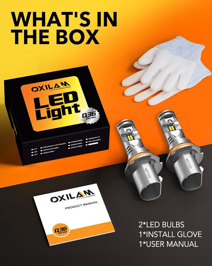 OXILAM Upgraded 9004 LED Bulbs, 20000 Lumens 600% Super Brighter HB1 Led Bulbs - Image 7