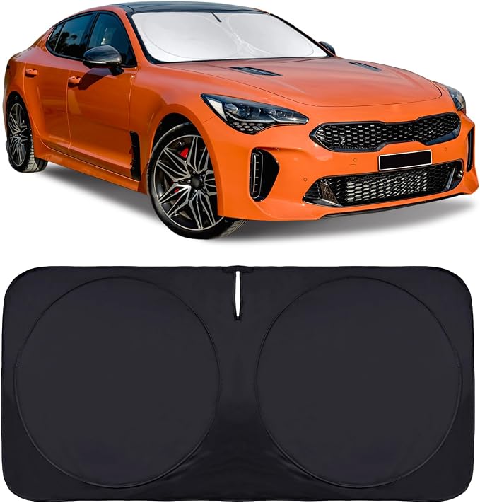 Sunshade Windshield Sun Shade for Kia K5 2021-2026 K900 Stinger Accessories by INSAUTO