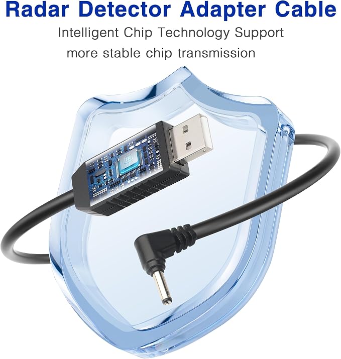 Radar Detector Power Cable for Cobr RAD350 380 450 480i 700i XRS9370 955 5300 - Image 3