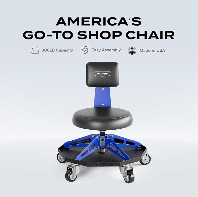 Vyper Robust Steel Sport Shop Chair - Image 3