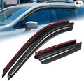 Auto Dynasty 4Pcs Carbon Fiber Pattern Window Visors Compatible by AutoDynasty
