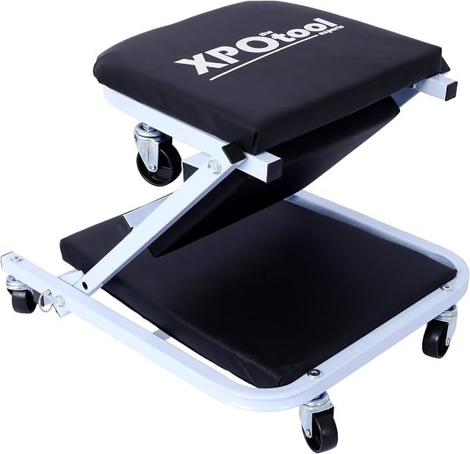 Mechanic Creeper and Stool, 2-in-1 Garage Tool, 300 lbs Capacity, Low Profile - Image 2