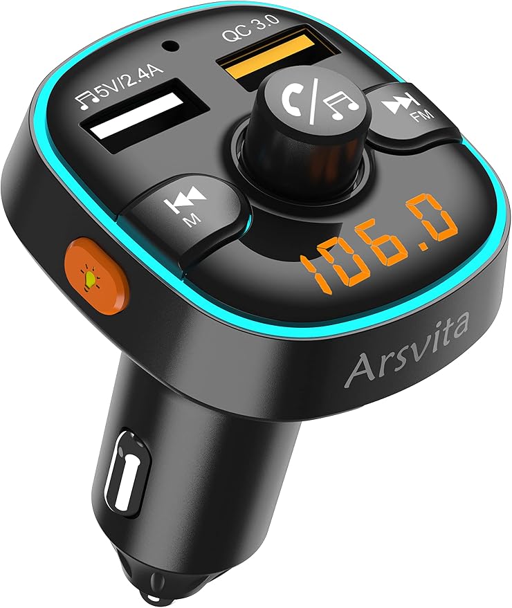 Arsvita Bluetooth FM Transmitter by Arsvita