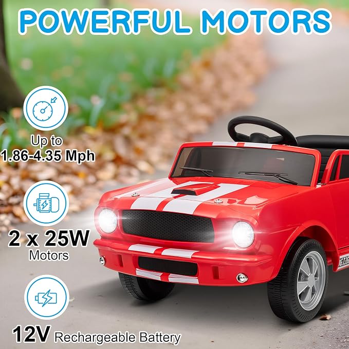 Winado Licensed Shelby Electric Car - Image 5