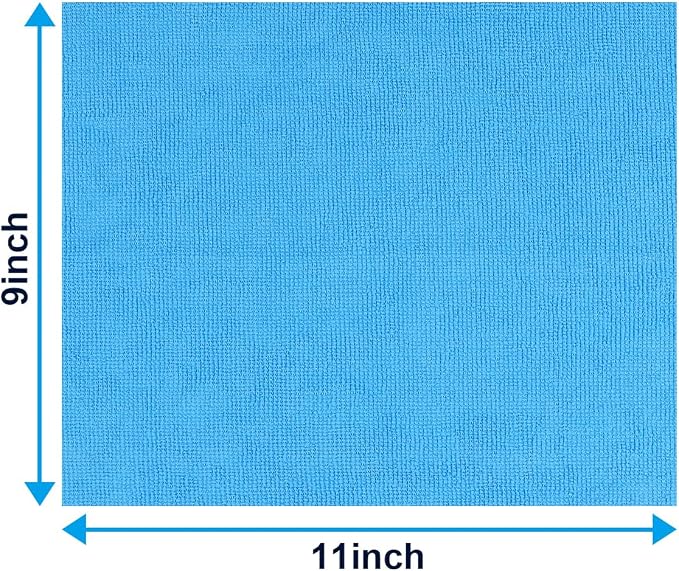 GLIMGLINT Microfiber Cleaning Cloth, 100 Pack Cleaning Rags, Ultra Absorbent - Image 6