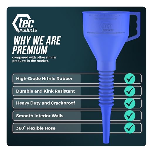 FlexAll Long Flexible Funnel for Automotive Use - Image 3