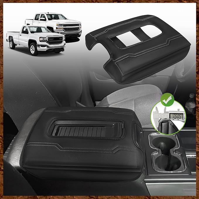 Muslogy Center Console Armrest Cover Compatible by Muslogy