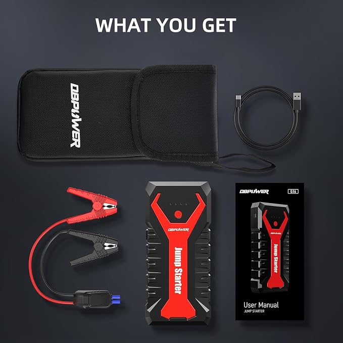 DBPOWER 3000A/80.66Wh Portable Car Jump Starter 12V Auto Lithium-Ion Battery - Image 7
