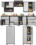 Metal Tool Cabinet, Garage Storage Cabinet System, Wall Cabinet & Locking by VIYET