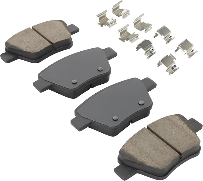 Premium Ceramic Rear Brake Pads Compatible - Image 2