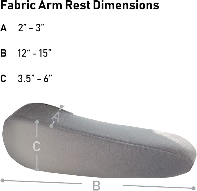 TLH Flat Cloth Fabric Armrest Covers One Pair - Image 3