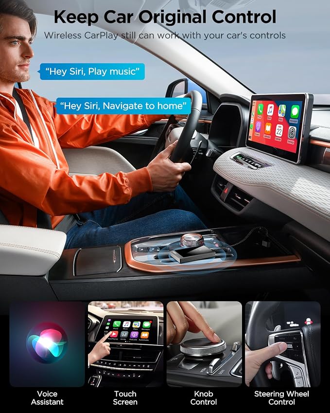 Wireless CarPlay Adapter for iPhone, 2024 Upgraded Dual-core 5G Chip, Converts - Image 7
