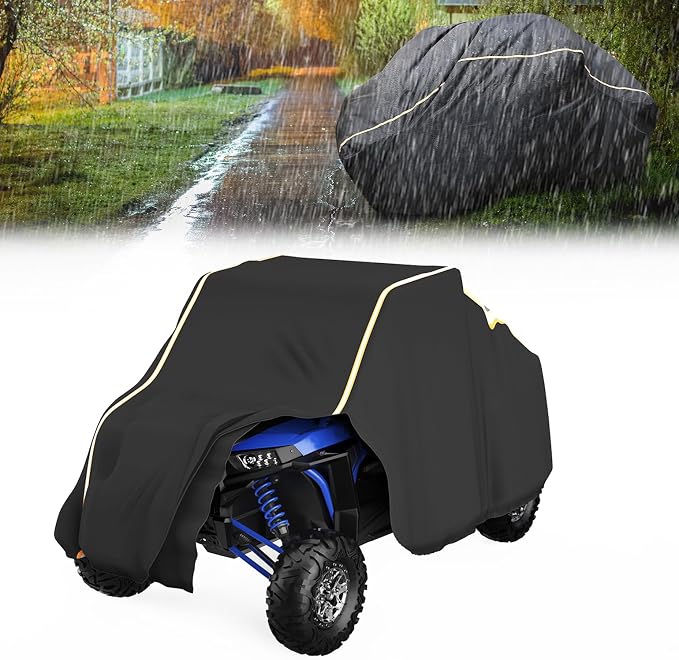 KEMIMOTO UTV Cover 2 Seater Heavy Duty Medium Size Compatible - Image 9