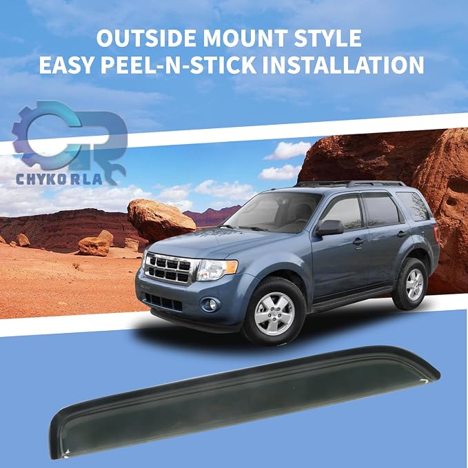 Window Visor Rain Guard Compatible - Image 4