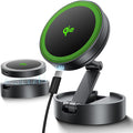 THREEKEY for MagSafe Car Mount Charger, Qi2 Wireless Car Charger, Retractable by THREEKEY