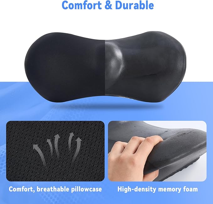 Lumbar Support Pillow for Office Chair and Car Seat, Lumbar Pillow - Image 3